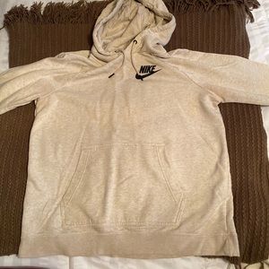 Nike cream hoodie